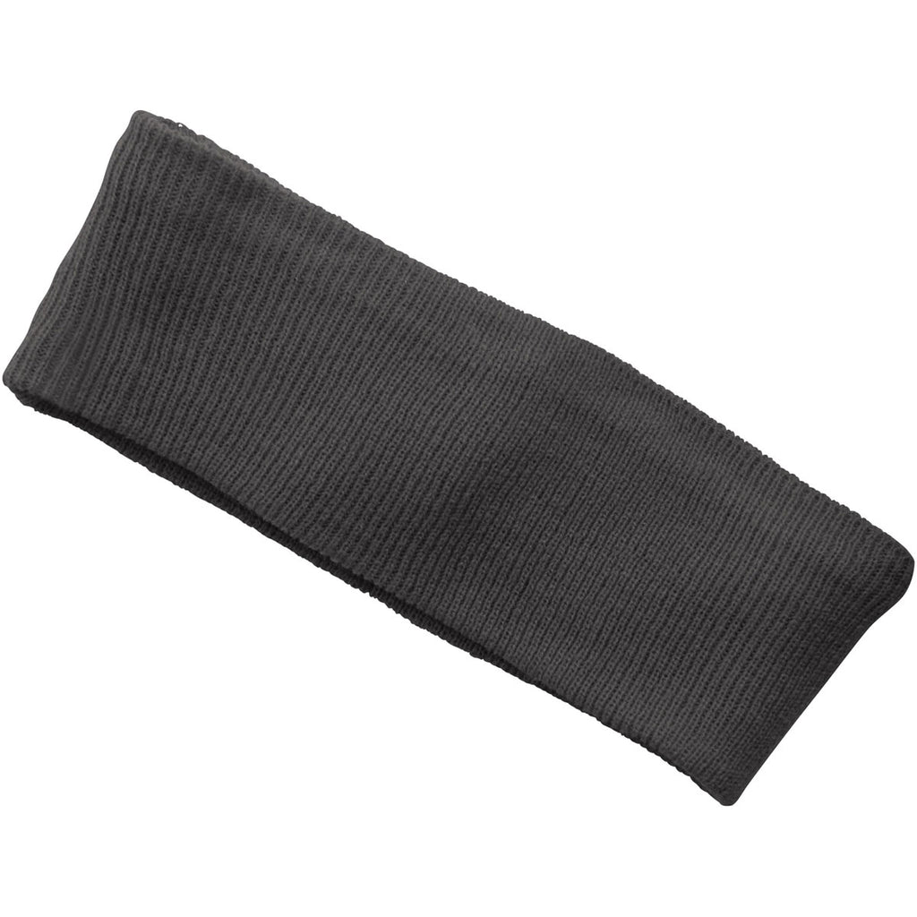 Elevate Charcoal Succinct Knit Headband