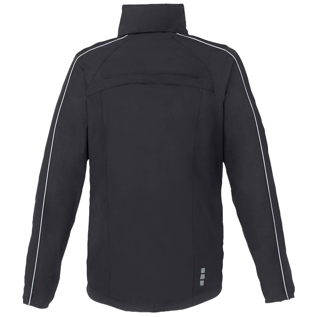 Elevate Women's Black/Silver Rincon Eco Packable Jacket