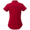 Elevate Women's Team Red/Black Remus Short Sleeve Polo