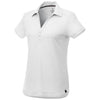 Elevate Women's White Amos Eco Short Sleeve Polo