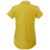 Elevate Women's Gold Amos Eco Short Sleeve Polo