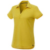 Elevate Women's Gold Amos Eco Short Sleeve Polo