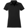 Trimark Women's Black Somoto Eco Short Sleeve Polo