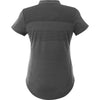 Elevate Women's Heather Dark Charcoal Antero Short Sleeve Polo