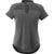 Elevate Women's Heather Dark Charcoal Antero Short Sleeve Polo