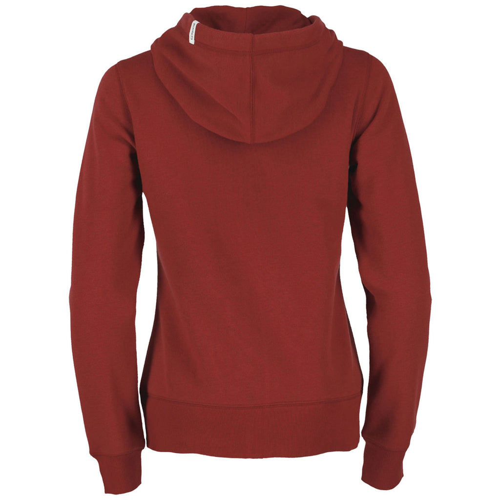 Roots73 Women's Dark Red Paddlecreek Full Zip Hoody