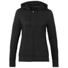 Elevate Women's Black Lavar Eco Knit Full Zip Hoody