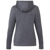 Elevate Women's Heather Dark Charcoal Lavar Eco Knit Full Zip Hoody