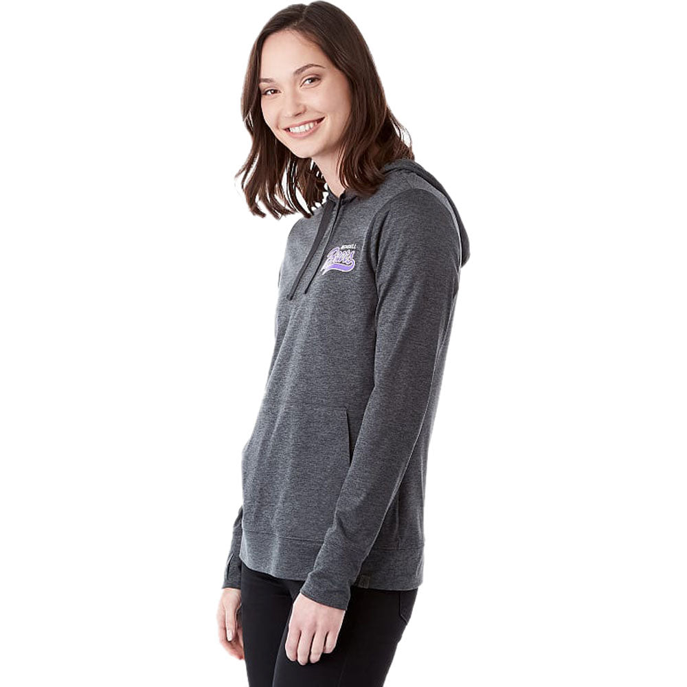 Elevate Women's Heather Dark Charcoal Lavar Eco Knit Hoody