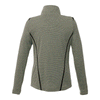 Elevate Women's Loden Heather/Black Dege Eco Knit Half Zip