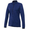 Elevate Women's New Royal Heather Mather Knit Half Zip