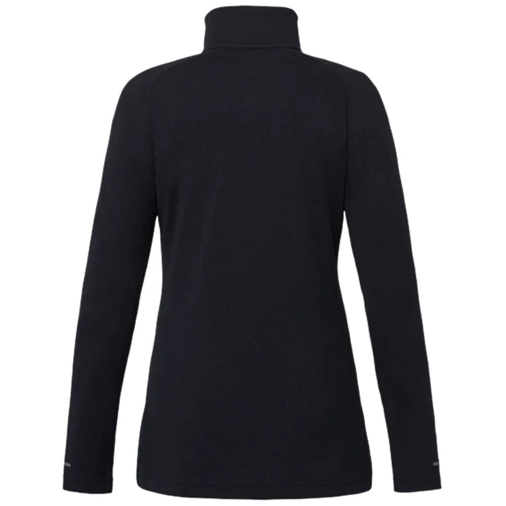 Elevate Women's Black Asgard Eco Knit Quarter Zip