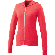 Elevate Women's Team Red Heather Garner Knit Full Zip Hoody