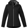 Elevate Women's Black/Heather Dark Charcoal Arlington 3-in-1 Jacket