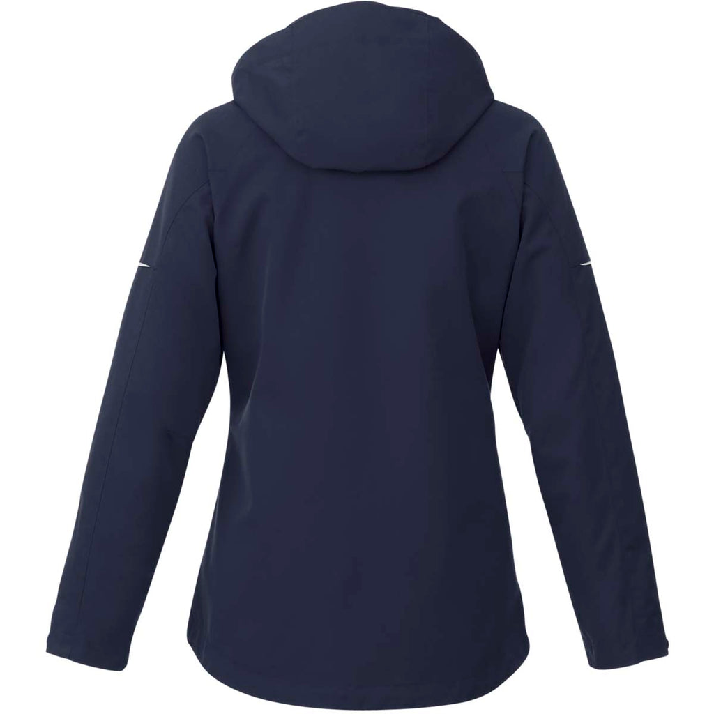 Elevate Women's Vintage Navy/Heather Dark Charcoal Arlington 3-in-1 Jacket