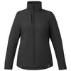 Trimark Women's Black Kyes Eco Packable Insulated Jacket