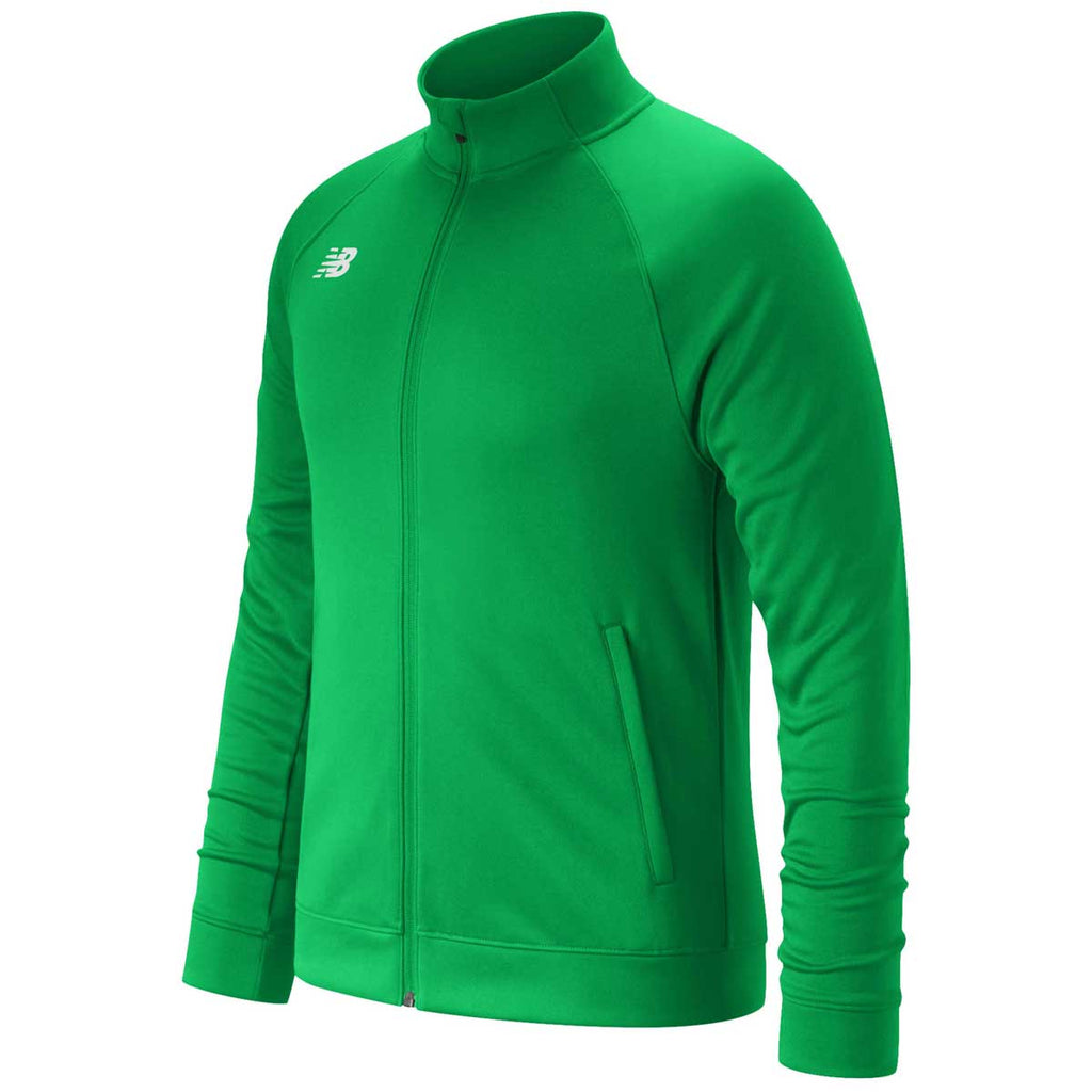 New Balance Men's Green Knit Training Jacket