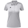 New Balance Women's Light Grey Performance Tech Polo