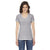 American Apparel Women's Athletic Grey Short-Sleeve Track T-Shirt