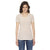 American Apparel Women's Triblend Oatmeal Short-Sleeve Track T-Shirt