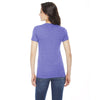 American Apparel Women's Triblend Orchid Short-Sleeve Track T-Shirt