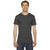 American Apparel Unisex Triblend Black Short-Sleeve Track T-Shirt