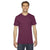 American Apparel Unisex Triblend Cranberry Short-Sleeve Track T-Shirt