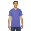 American Apparel Unisex Triblend Orchid Short-Sleeve Track T-Shirt