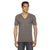 American Apparel Unisex Triblend Coffee Short-Sleeve V-Neck