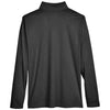 Team 365 Men's Black Heather Zone Sonic Heather Performance Quarter-Zip