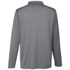 Team 365 Men's Sport Graphite Zone Performance Long Sleeve Polo