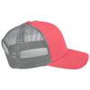 Team 365 Sport Red Heather/Sport Grey Zone Sonic Heather Trucker Cap