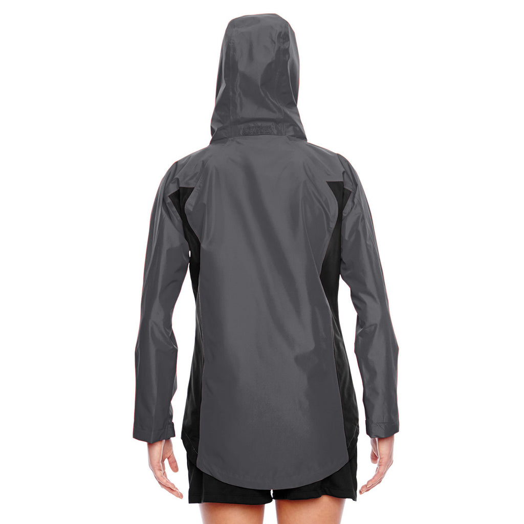 Team 365 Women's Sport Graphite Dominator Waterproof Jacket