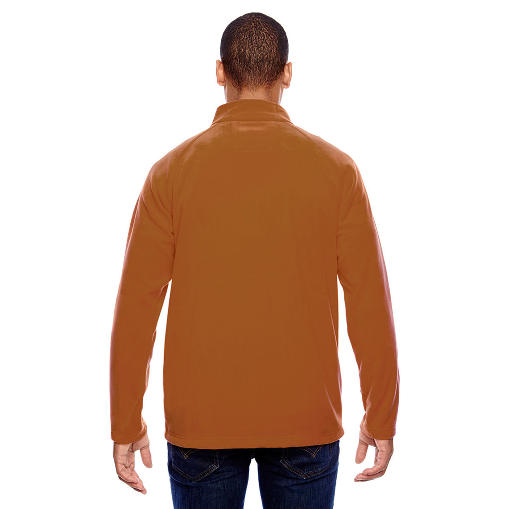 Team 365 Men's Sport Burnt Orange Campus Microfleece Jacket