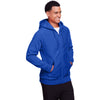 Team 365 Men's Sport Royal Zone HydroSport Heavyweight Full-Zip Hooded Sweatshirt