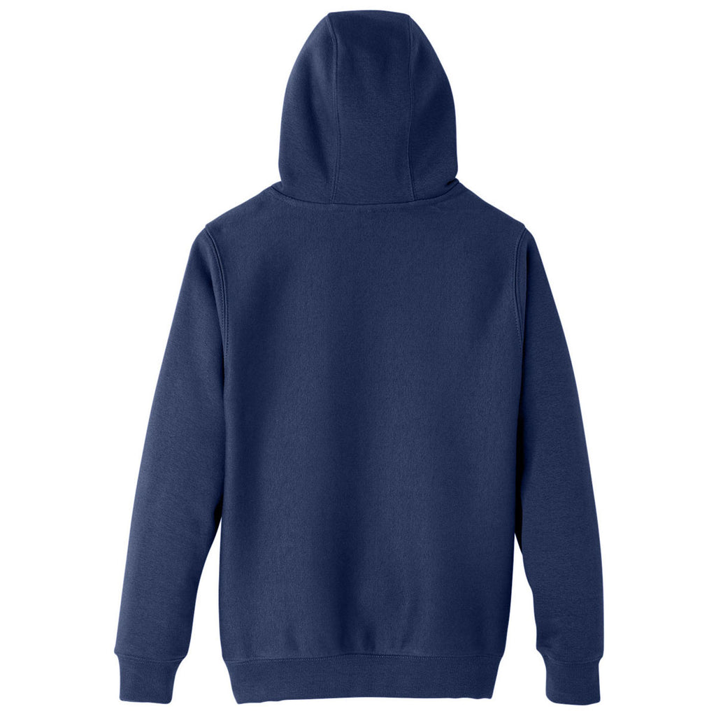 Team 365 Youth Sport Dark Navy Zone HydroSport Heavyweight Pullover Hooded Sweatshirt