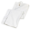 Port Authority White Grommeted Golf Towel