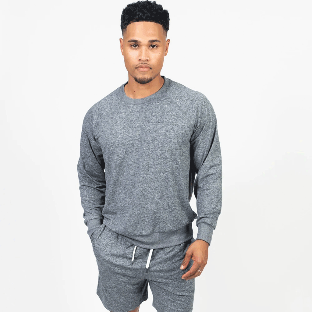 Feat Unisex HeatherGrey FlowTech Roam Crewneck