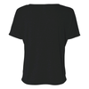 Bella + Canvas Women's Black Slouchy V-Neck Tee