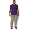 Under Armour Men's Purple Performance Team Polo