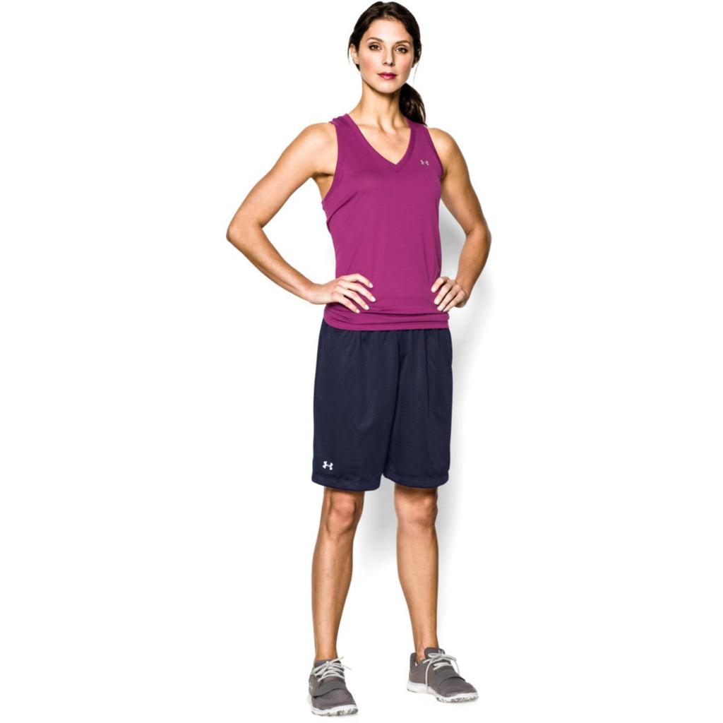 Under Armour Women's Navy Double Shorts