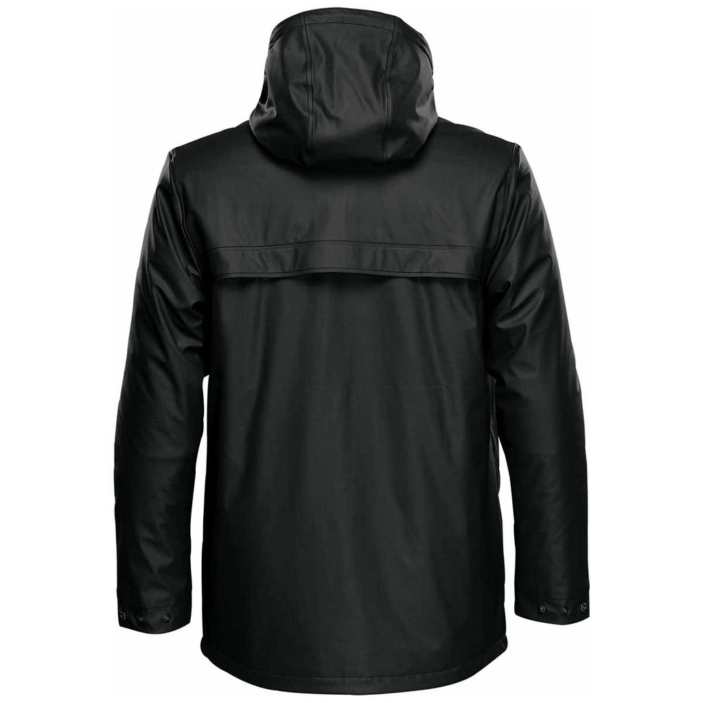 Stormtech Men's Black Waterfall Insulated Rain Jacket