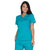 Cherokee Women's Teal Blue Workwear Core Stretch V-Neck Top