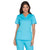 Cherokee Women's Turquoise Workwear Core Stretch V-Neck Top