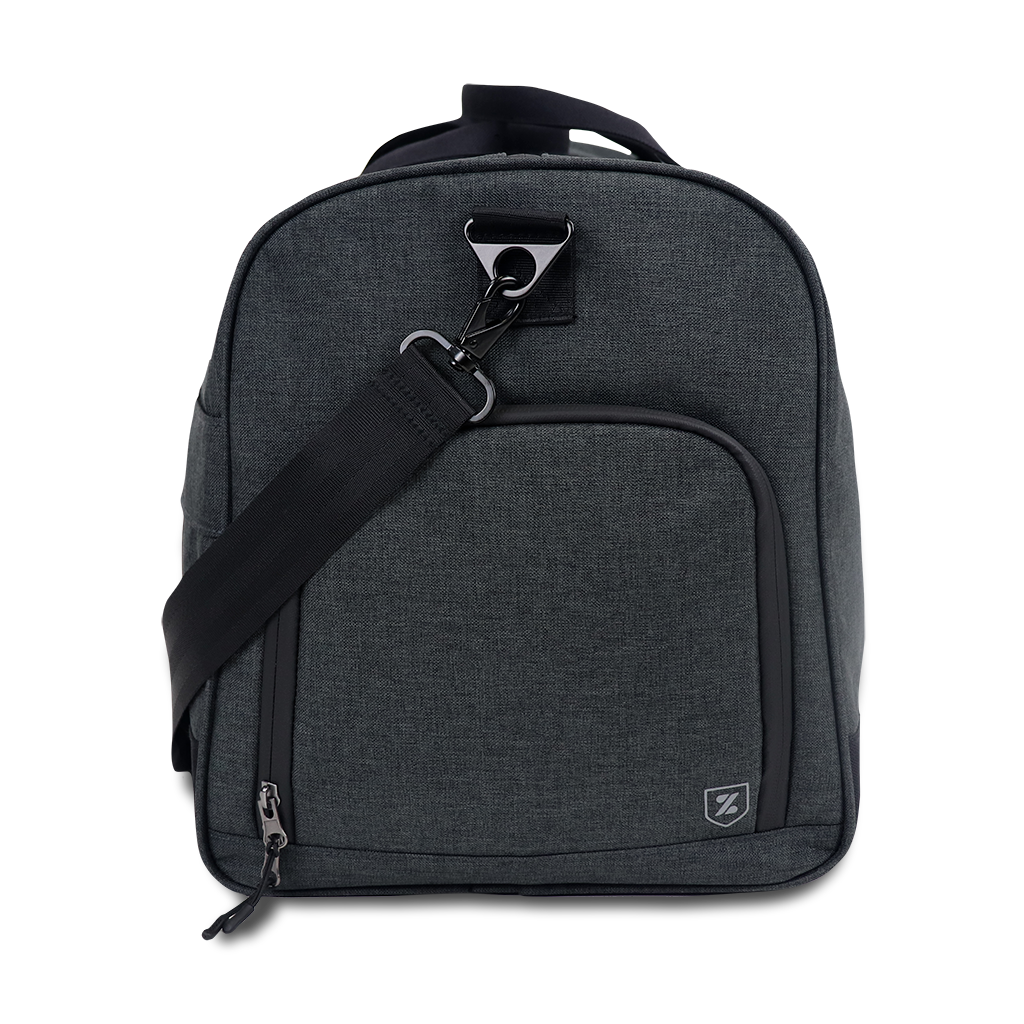 Zusa 3 Day Black Heather Weekender Duffel