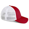 Imperial Red White Structured Performance Meshback Cap