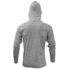 BAW Men's Heather Grey Xtreme-Tek Long Sleeve Hood