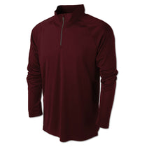 BAW Men's Maroon Xtreme Tek Quarter Zip