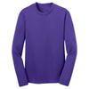 Sport-Tek Youth Purple Long Sleeve PosiCharge Competitor Tee