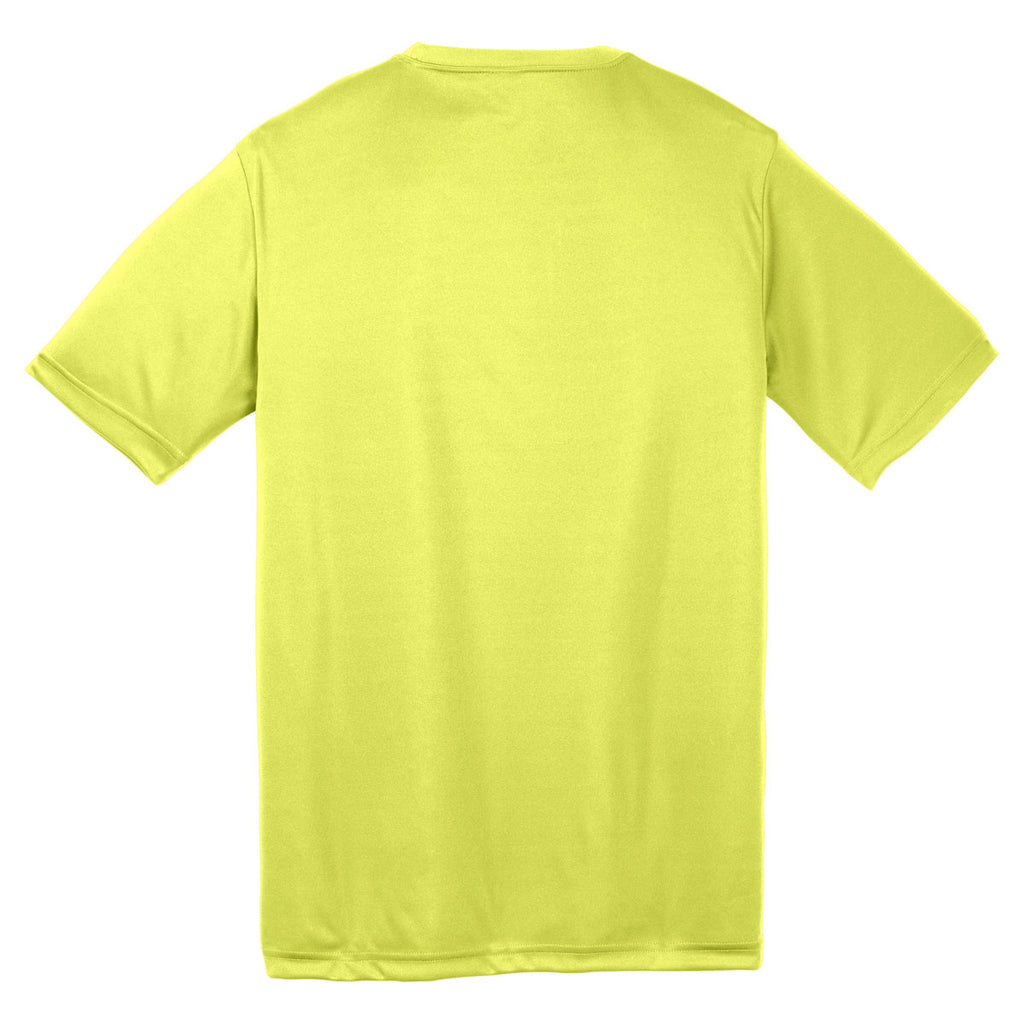 Sport-Tek Youth Neon Yellow PosiCharge Competitor Tee